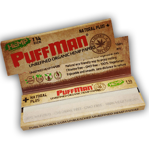 Puffman Organic Hemp 1 1/4 Size Paper
