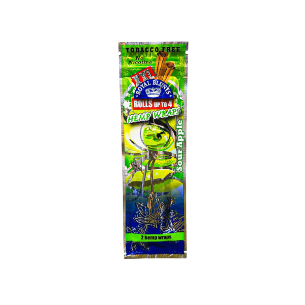 619682996428.png Royal Blunt Sour Apple Sensation XXL Hemp Wraps