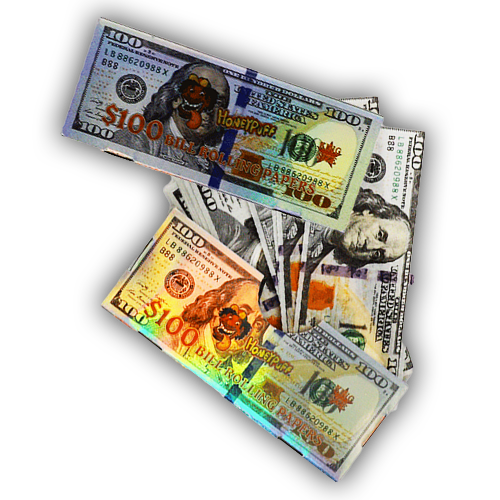 100 Dollar King Size Printed