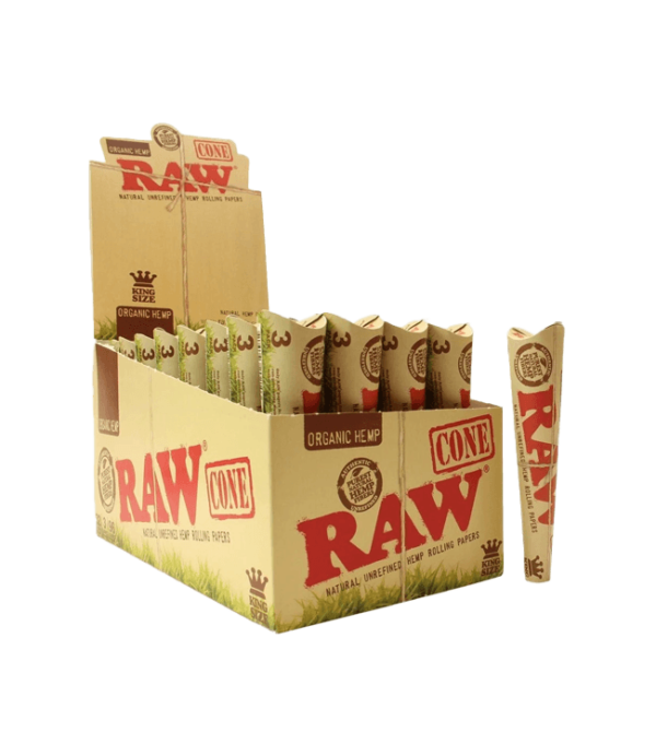 716165301356.png RAW Organic Hemp King Size Cones 3x