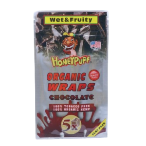 HoneyPuff Wet And Fruity Organic Hemp Wrap Chocolate