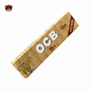 OCB Rice Slim King Size Rolling Paper OCB Unbleached Rice Slim Connoisseur King Size