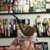Smoking 6 Inch Black And Red Engraved Wooden pipe