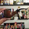 Smoking 6 Inch Black And Red Engraved Wooden pipe