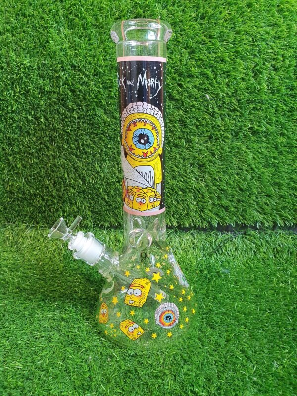 21602a40-bfa6-4744-bbd8-a215b2aea432 Phoenix Rick & Morty Beaker Bong - 14" Ice Catcher
