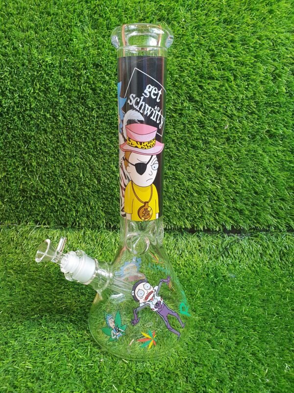 4d10e996-f000-41f3-b633-26975b919436 Phoenix Rick & Morty Beaker Bong - 14" Ice Catcher