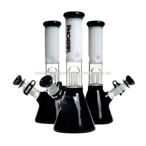Phoenix Tree Perc Bong - 10.6" Milk Colored