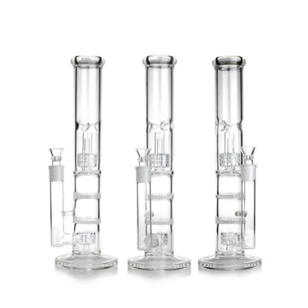 Phoenix Showerhead & Honeycomb Bong - 14"