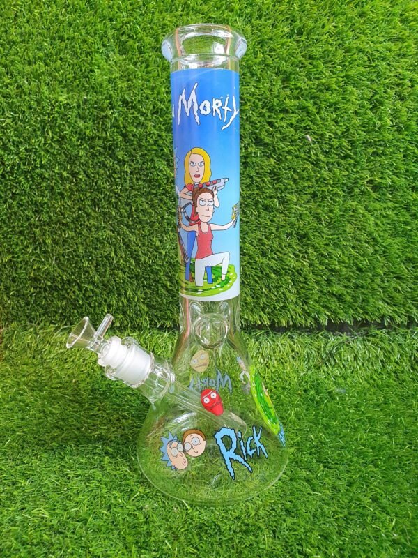 c6fc8d22-e9fb-4679-894c-66ebf2f58e54 Phoenix Rick & Morty Beaker Bong - 14" Ice Catcher