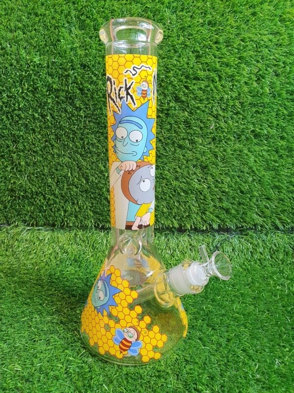 d0ed8f7e-aaa1-4bd1-8450-efcf43b6e9d3 Phoenix Rick & Morty Beaker Bong - 14" Ice Catcher