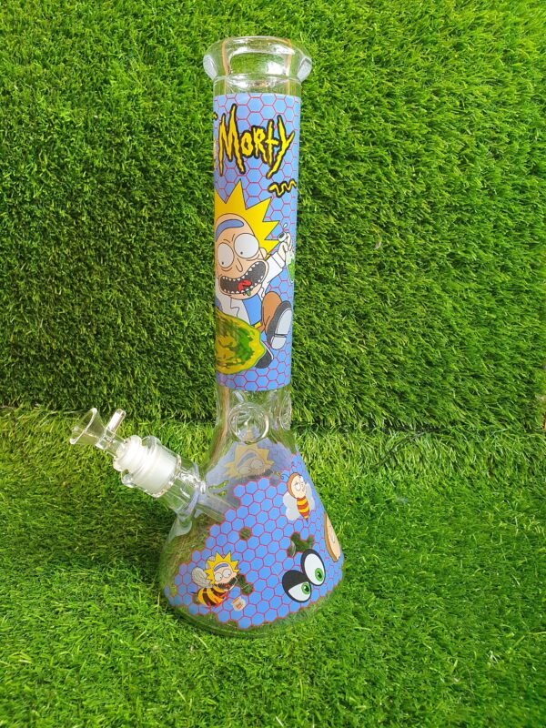d47edd04-7600-4993-9ee5-0dee3568ee9f Phoenix Rick & Morty Beaker Bong - 14" Ice Catcher