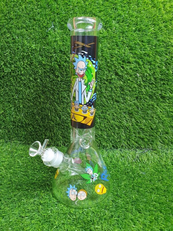 d707814b-17f9-46d2-becb-611f2220be81 Phoenix Rick & Morty Beaker Bong - 14" Ice Catcher