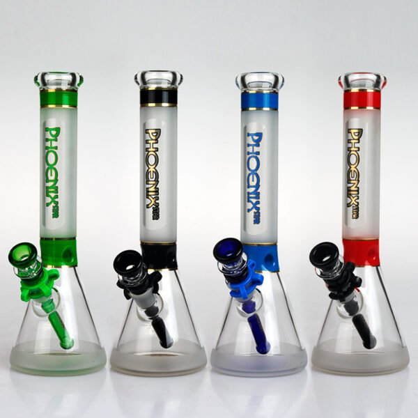 Phoenix Sandblast Bong - 13" Ice Catcher