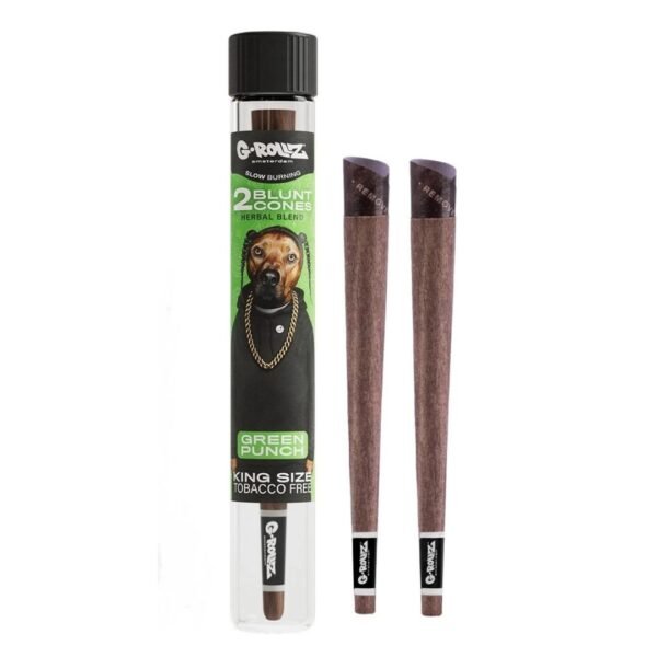 G-ROLLZ Green Punch Yarba Mate American Terpenes Blunt Cones