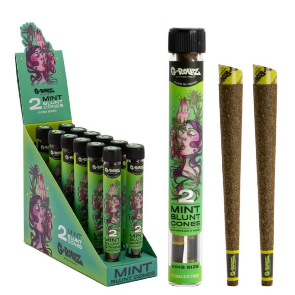 G-ROLLZ Mint American Terpenes Blunt Cones G-ROLLZ Mint American Terpenes Blunt Cones
