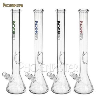 17 Inch Phoenix 17 Inch Beaker Shape Ice Catcher Glass Bong With Handle