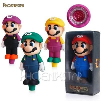 Mario Phoenix Mario 5 Inch Silicon Smoking Pipe