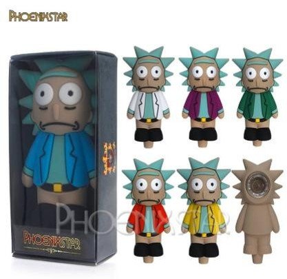 Phoenix Rick And Morty 5 Inch Silicon Smoking Pipe