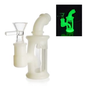 Phoenix 4.5 Inch Luminious Silicon Mini Bong