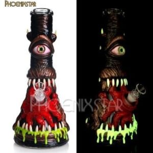 Phoenix 13 Inch Volcano Monster Heavy Ceramic Body Ice Catcher Bong