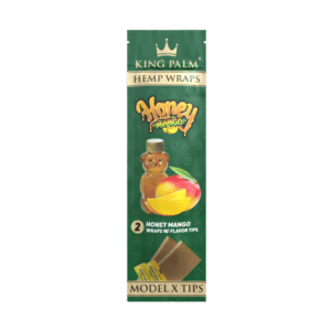 King Palm Hemp Wraps W/ Flavor Tips - Honey Mango