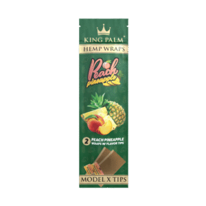 King Palm Hemp Wraps W/ Flavor Tips - Peach Pineapple