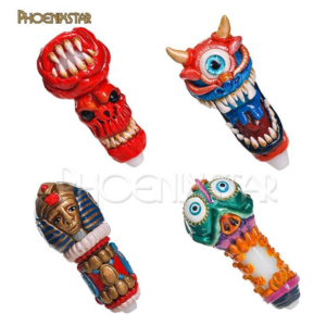 Phoenix 4.5 Inch 3D Monster Ceramic Smoking Pipe