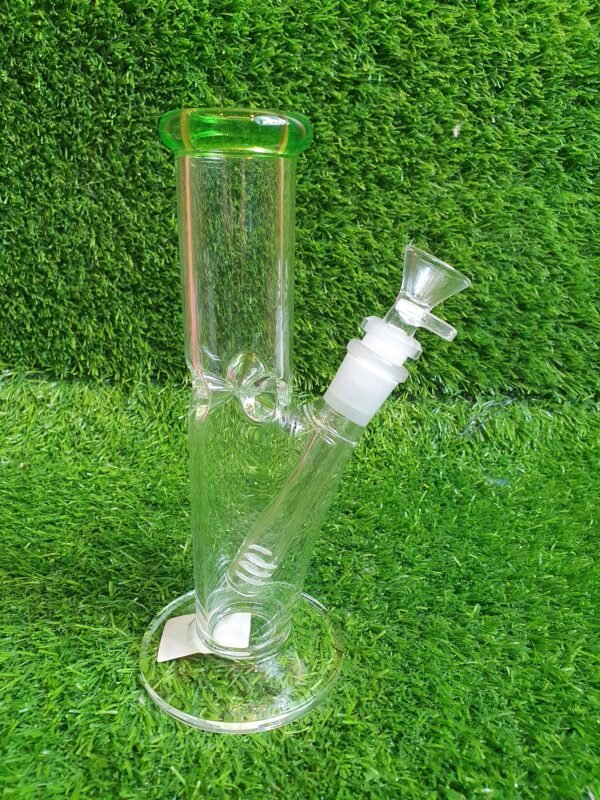 Phoenix 8 Inch Top Colored Bamboo Shape Glass Bong