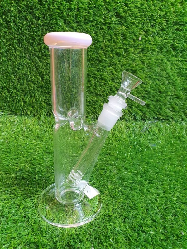 Phoenix 8 Inch Top Colored Bamboo Shape Glass Bong