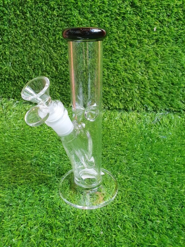 Phoenix 8 Inch Top Colored Bamboo Shape Glass Bong