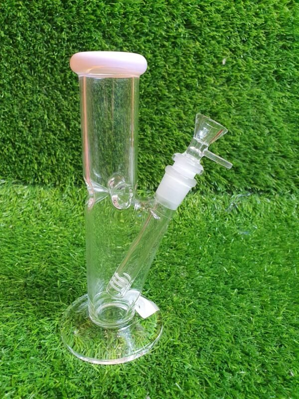 Phoenix 8 Inch Top Colored Bamboo Shape Glass Bong