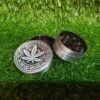Spice 1.6 Inch 4 Part Top Cannabis engraved Metal Grinder