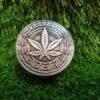 Spice 2 Inch 3 Part Top Cannabis engraved Metal Grinder