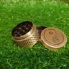 Spice 1.6 Inch 3 Part Top and Side Engraved Metal Grinder