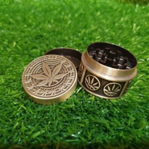 Spice 1.6 Inch 3 Part Top and Side Engraved Metal Grinder