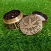 Spice 1.6 Inch 4 Part Top and Side Engraved Metal Grinder