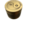 Spice 1.6 Inch 3 Part Top and Side Engraved Metal Grinder