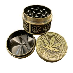 Spice 1.6 Inch 3 Part Top and Side Engraved Metal Grinder
