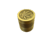 Spice 1.6 Inch 4 Part Top and Side Engraved Metal Grinder