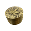 Spice 1.6 Inch 3 Part Top Cannabis engraved Metal Grinder