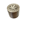 Spice 1.6 Inch 4 Part Top Cannabis engraved Metal Grinder