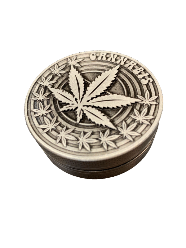 WhatsApp Image 2025-06-21 at 15.24.41_5d2f6cd6 Spice 2 Inch 3 Part Top Cannabis engraved Metal Grinder