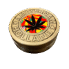Spice 2 Inch 3 Part Top Cannabis engraved Metal Grinder