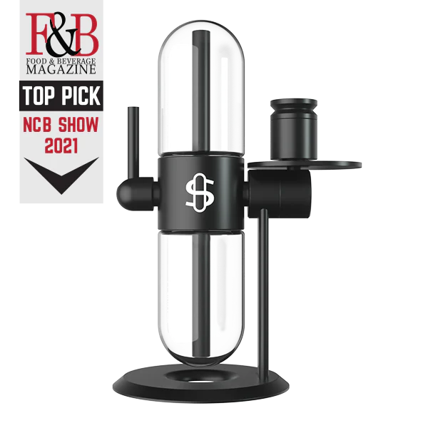 web_Stundenglass_Black_FrontFacing_600x Phoenix Mike Tyson's Big Size Boro Silicate Glass Infuser Gravity Bong