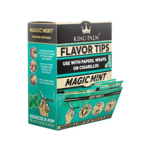 King Palm Squeeze And Pop Flavor Infused Filters Pack Of 2 - Magic Mint