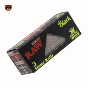 Raw Black Organic King Size 3 Meter Roll