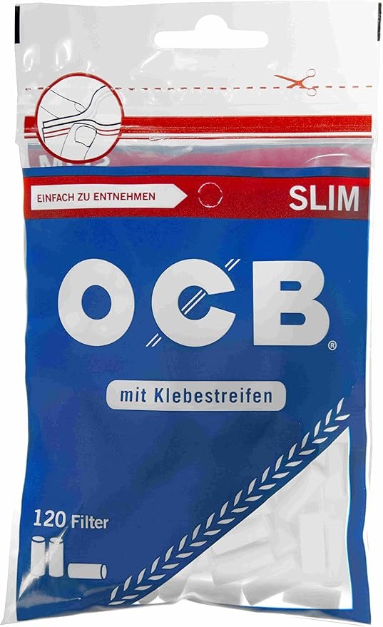 OCB Slim Cotton Filter Pack Of 120