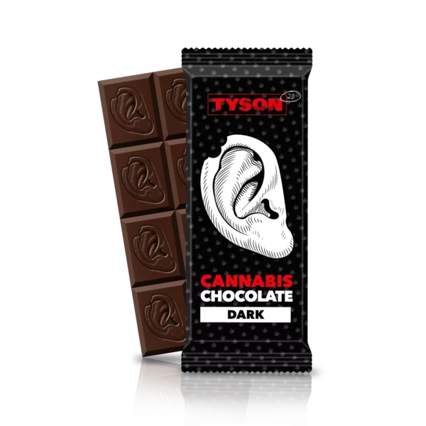 Tyson Dark Cannabis Chocolate 10% - 100g