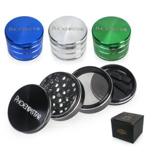 Phoenix Silver Line 2.4 Inch Aluminium Grinder 4 Part