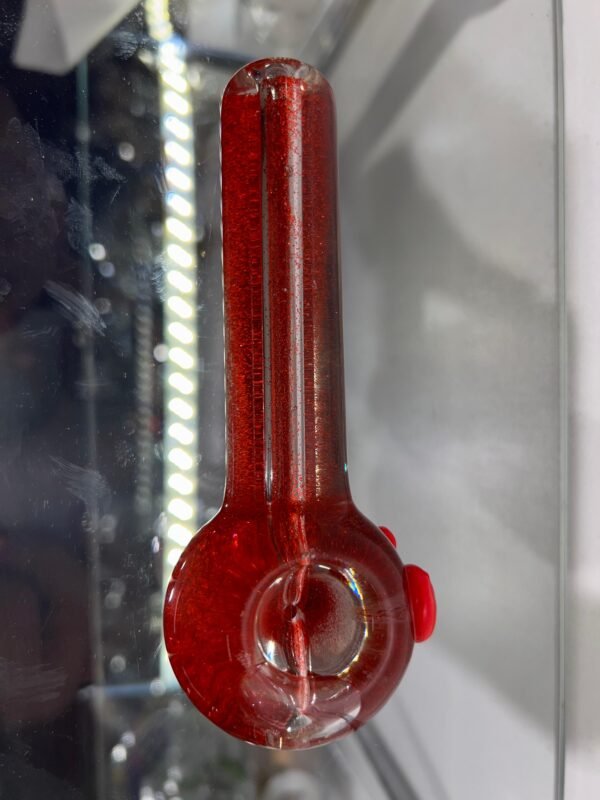 5 Inch Freezable Smoking Pipe With Glitter